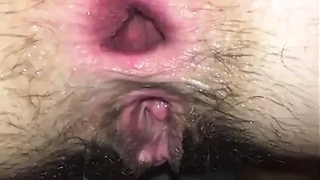 Wife anal GAPE farting